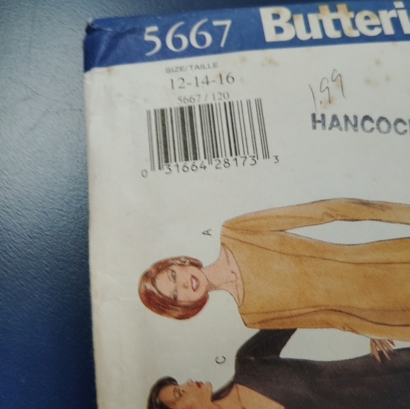 Butterick Sewing Pattern 5667 Women's Misses' Petite Dress Dresses Size 12-16 - Picture 4 of 6